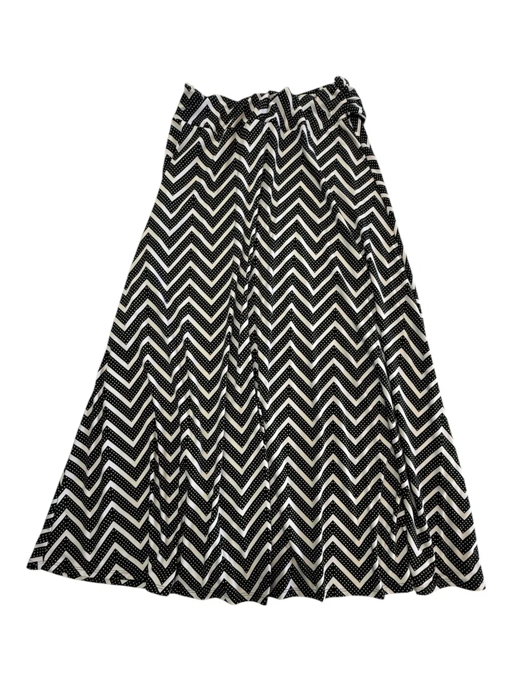 Robert Louis Chevron Print Maxi Skirt Size L
